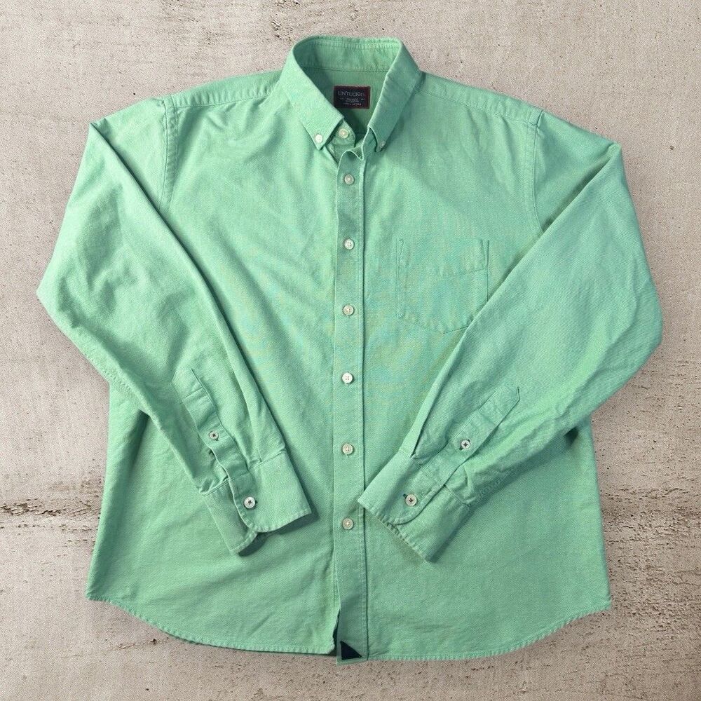Lot of 2 UNTUCKit Shirt Mens Medium Red Green Long Sleeve Button Up Bundle - Picture 2 of 15